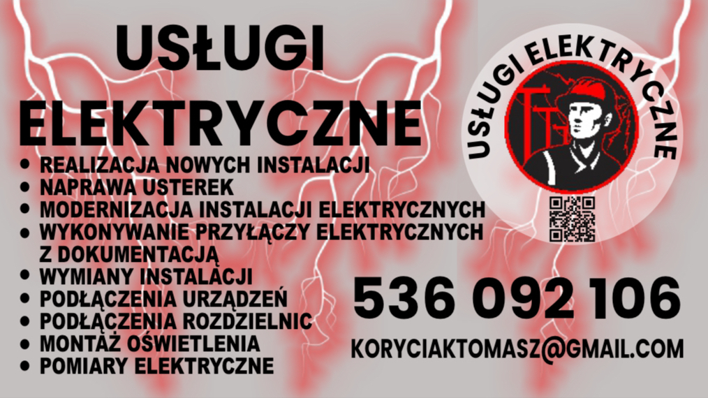 Zdjęcie na okładce dla Usługi Elektryczne - Tomasz Koryciak